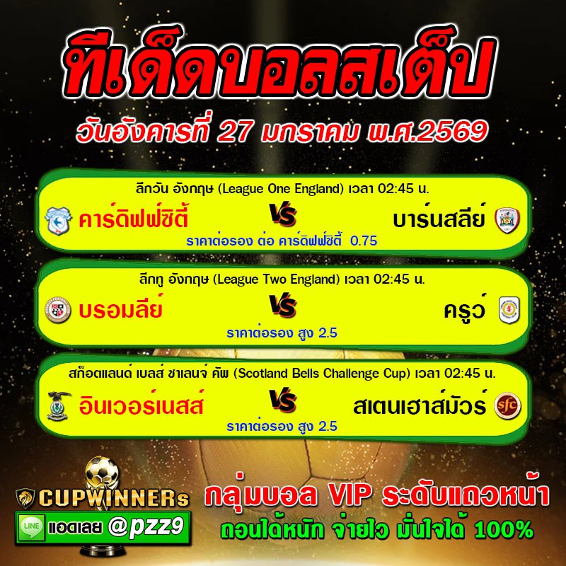 ทีเด็ดบอลสเต็ป