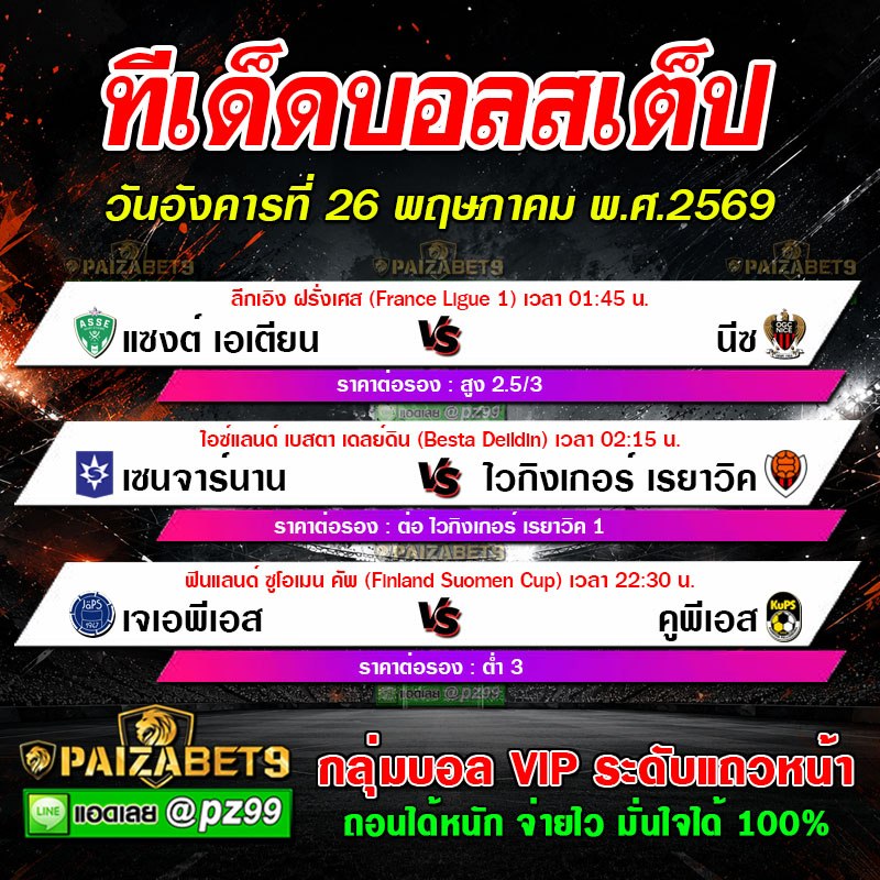 ทีเด็ดบอลสเต็ป